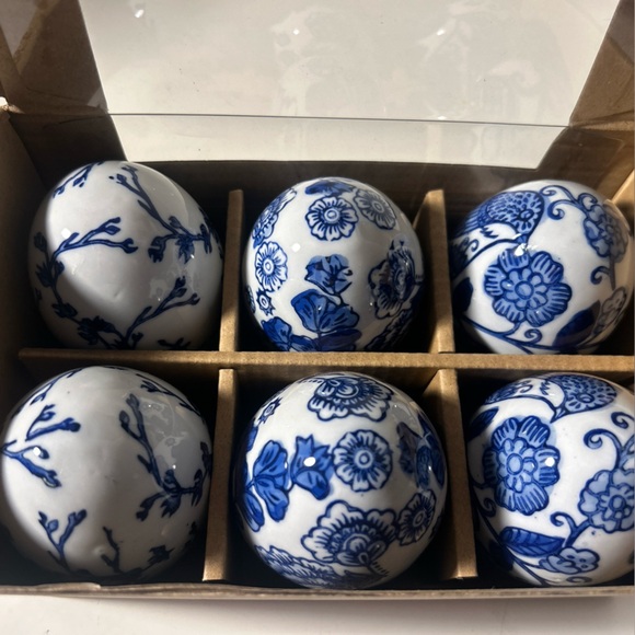 Begonia Market Blue and White Decorative Easter Spring Eggs Bowl filler Summer - Picture 2 of 16